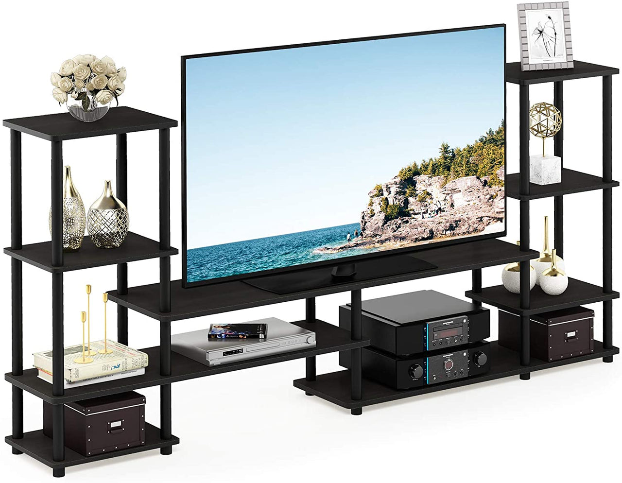 Tv Stand With Storage Shelf