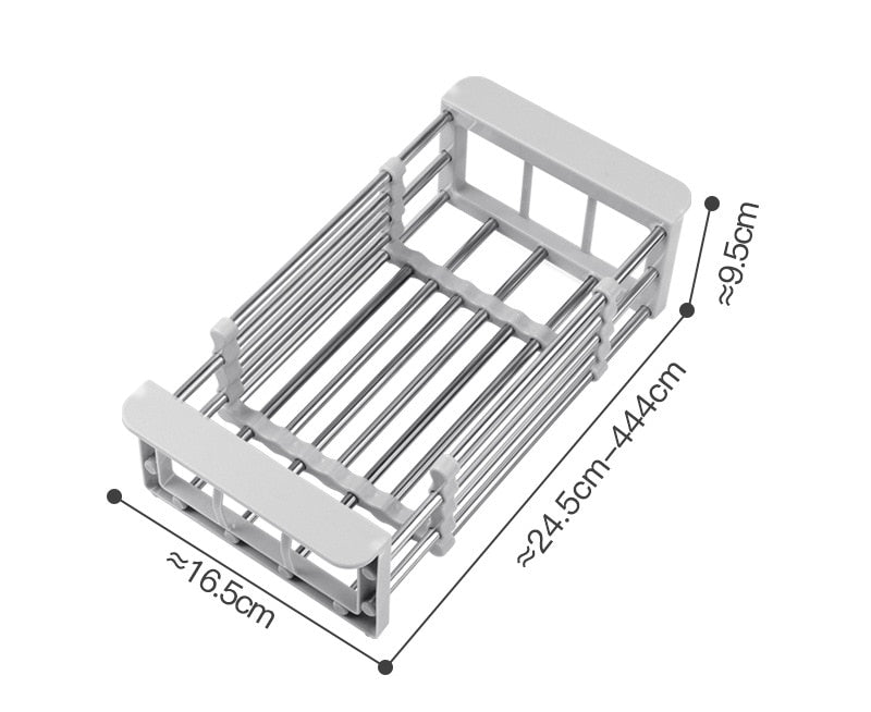 Extend kitchen sink drain basket