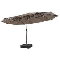 Thumbnail for 15ft Patio Market Umbrella with base