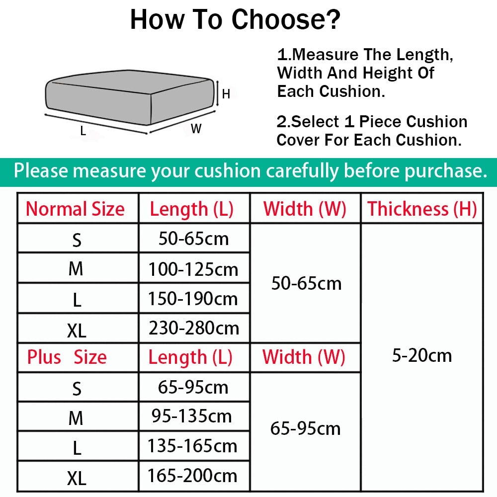 Water Proof Sofa Seat Cushion Cover
