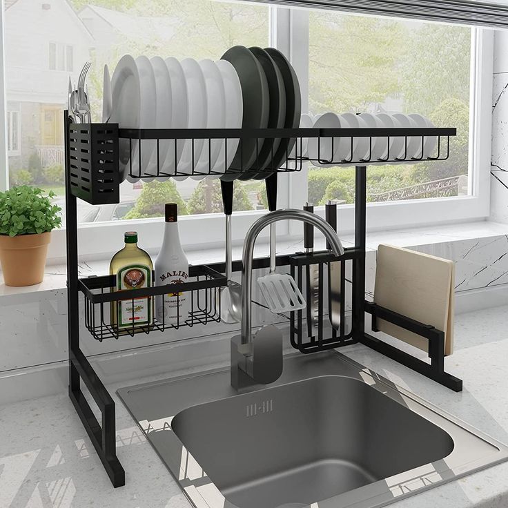 Stainless steel drain rack