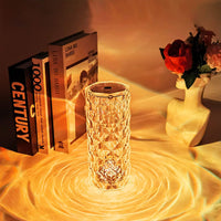 Thumbnail for Touching Control Rose Crystal Lamp