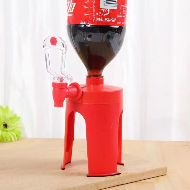 Upside Down Soda Beverage Dispenser