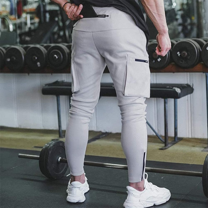 Men Gym Cargo Pants