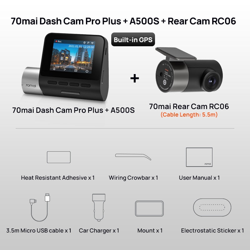 70mai Dash Cam Pro Plus+