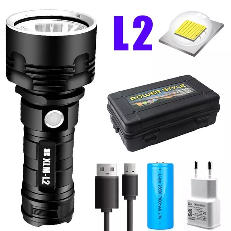 Waterproof LED Flashlight High Lumens