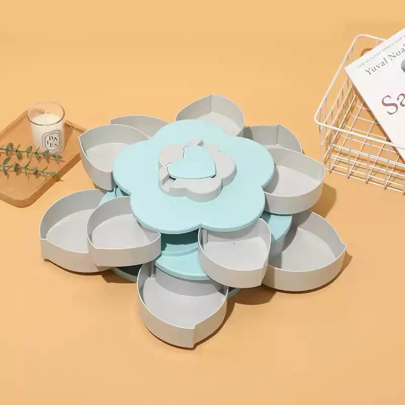 ROTATING FLOWER SNACK BOX