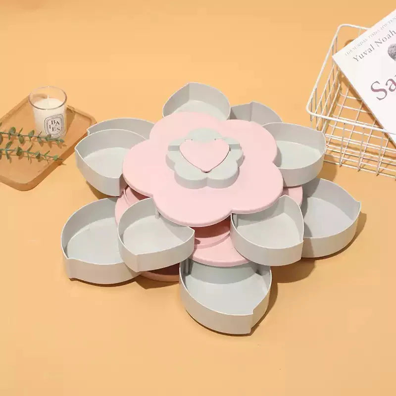 ROTATING FLOWER SNACK BOX