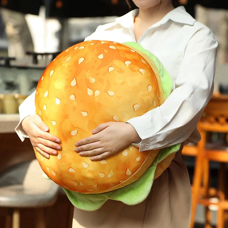 HAMBURGER PILLOW SEAT CUSHION