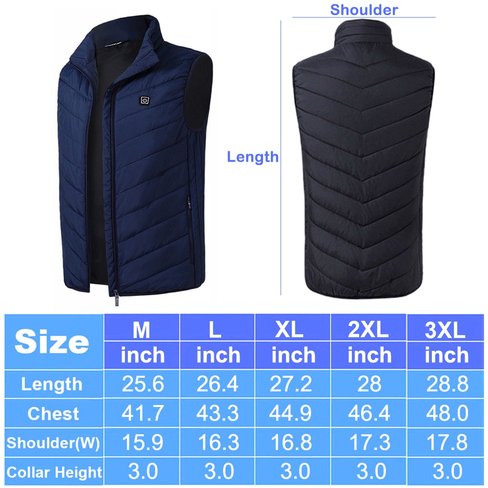 FlexoTherm™ Unisex Heated Vest (Premium and Lightweight Fabric)