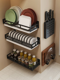 Thumbnail for KITCHEN ACCESSORIES ORGANIZER COOKWARE SHELF WALL HANGING