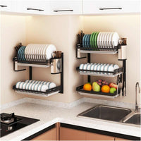 Thumbnail for Multi-Tier Stainless Steel Storage Rack