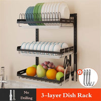 Thumbnail for Multi-Tier Stainless Steel Storage Rack