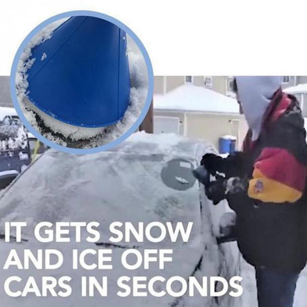 Car Windshield Ice Scraper Tool