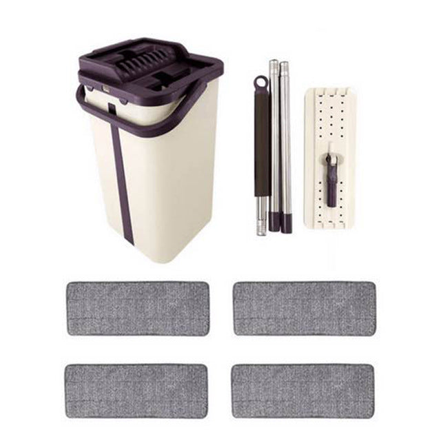 NEW NO-HAND WASHING LAZY MOP