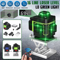 Thumbnail for 3D Green Beam Laser Level- 12/16