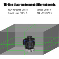 Thumbnail for 3D Green Beam Laser Level- 12/16