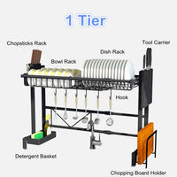 Thumbnail for Multi-use Stainless Steel Dishes Rack