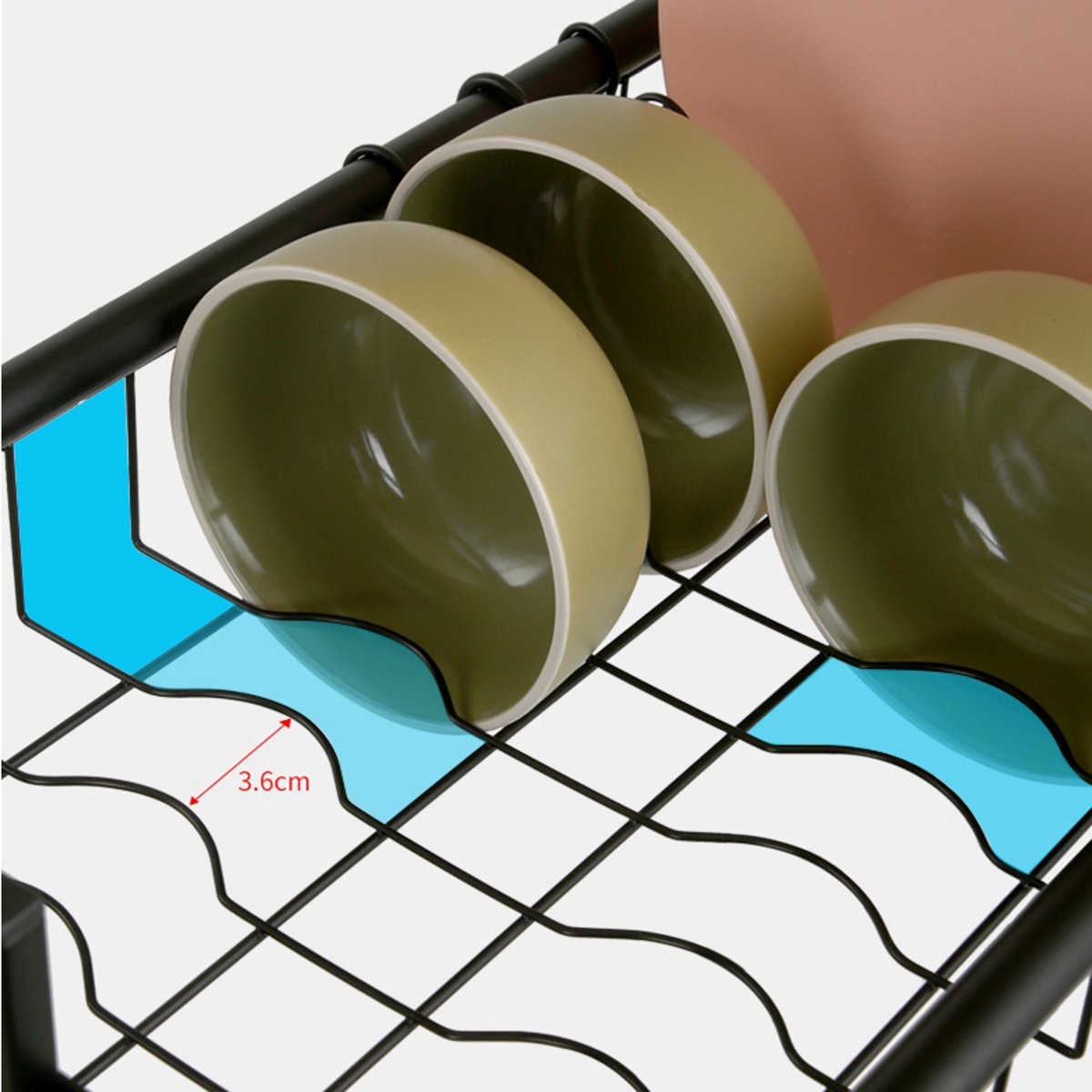 Multi-use Stainless Steel Dishes Rack