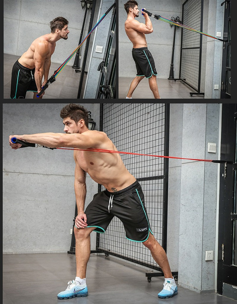 Resistance Bands (11pcs/set) [Stay At Home]
