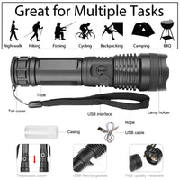 Thumbnail for Waterproof navy special flashlight high lumen