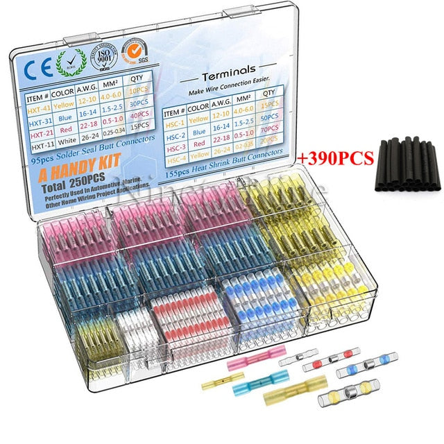 WATERPROOF SOLDER WIRE CONNECTORS