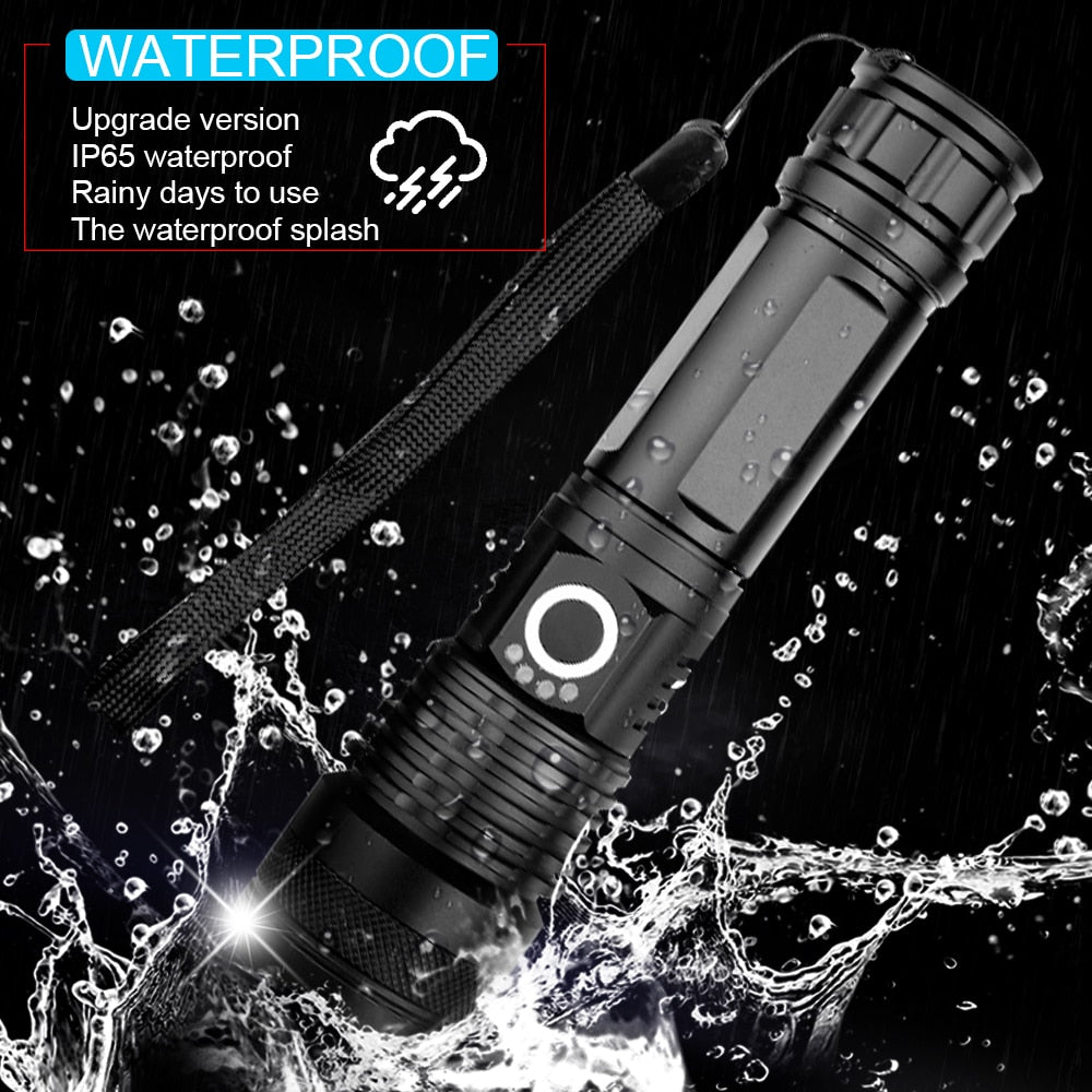 Waterproof navy special flashlight high lumen