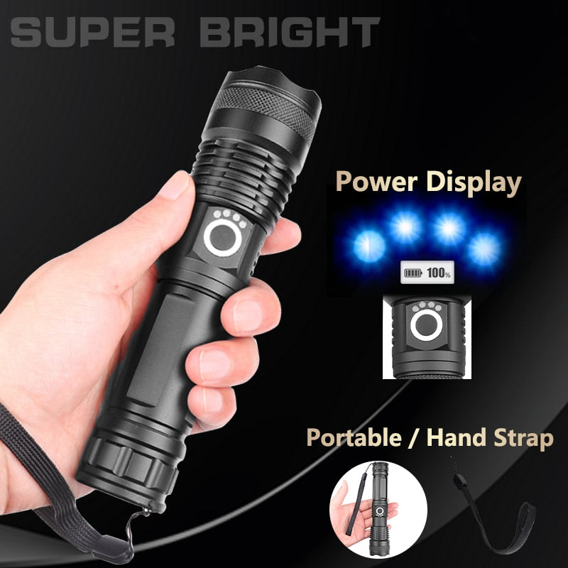 Waterproof navy special flashlight high lumen