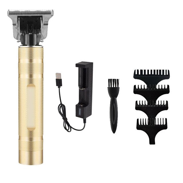 Electric Pro Grooming Rechargeable Cordless Close Cutting T-Blade Trimmer
