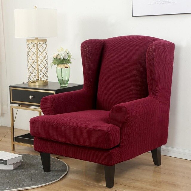 Wing back Chair Cover