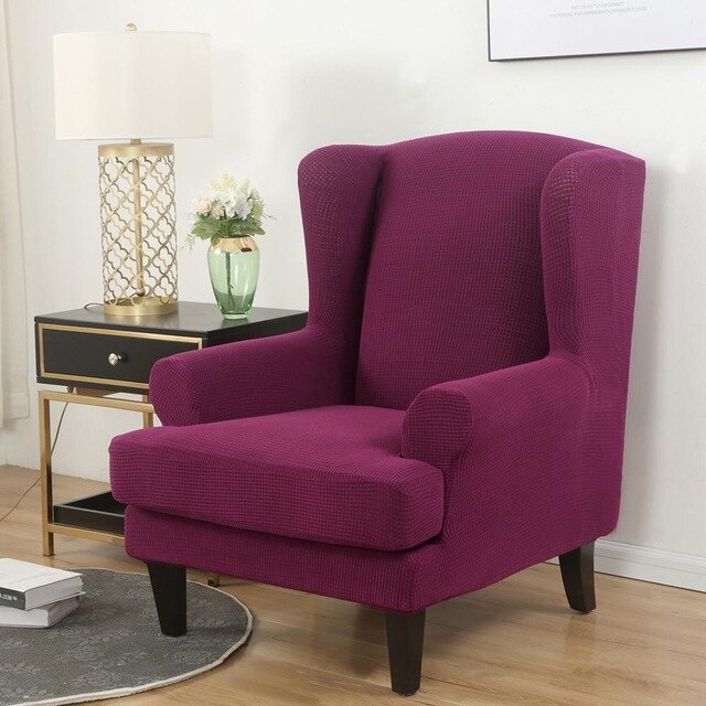 Wing back Chair Cover