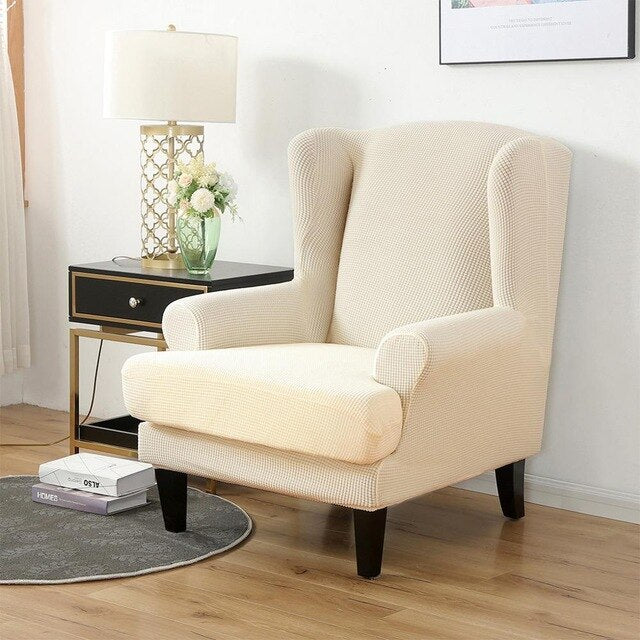 Wing back Chair Cover