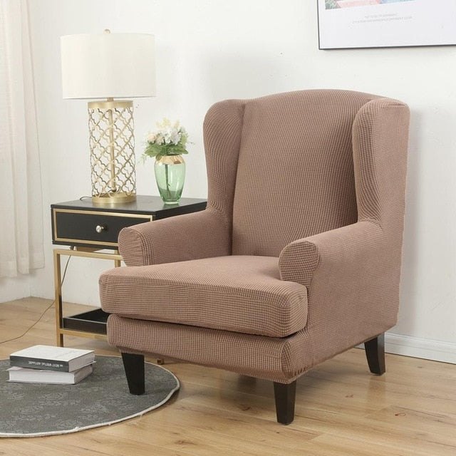 Wing back Chair Cover