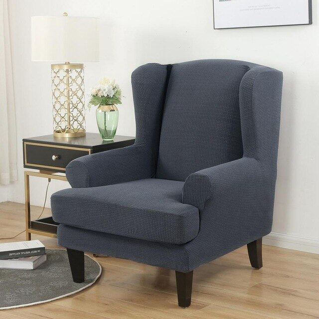 Wing back Chair Cover