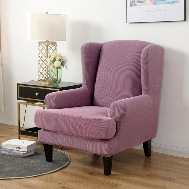 Wing back Chair Cover