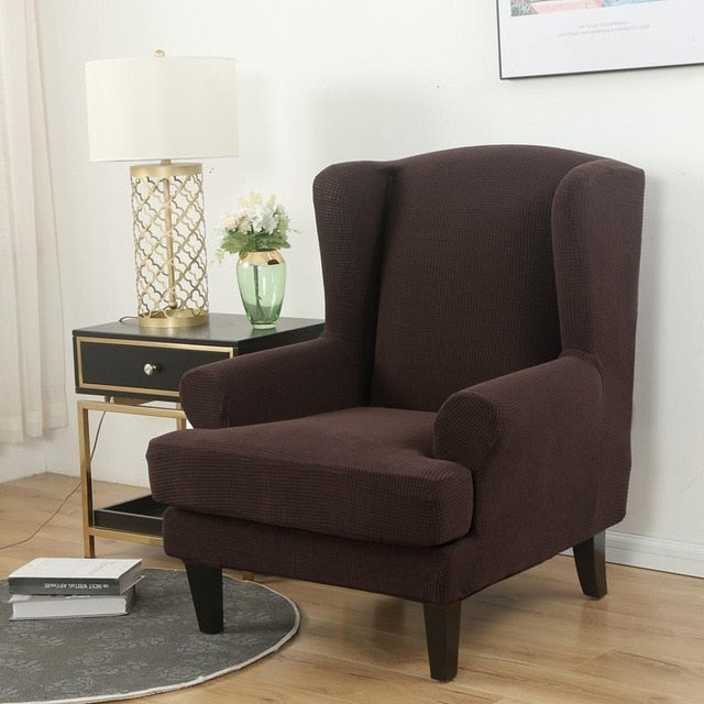 Wing back Chair Cover