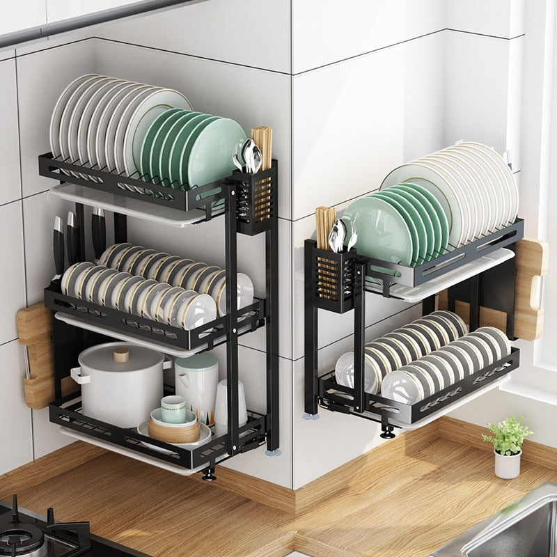 Stainless Steel  2/3 Layer Dish Drying Rack