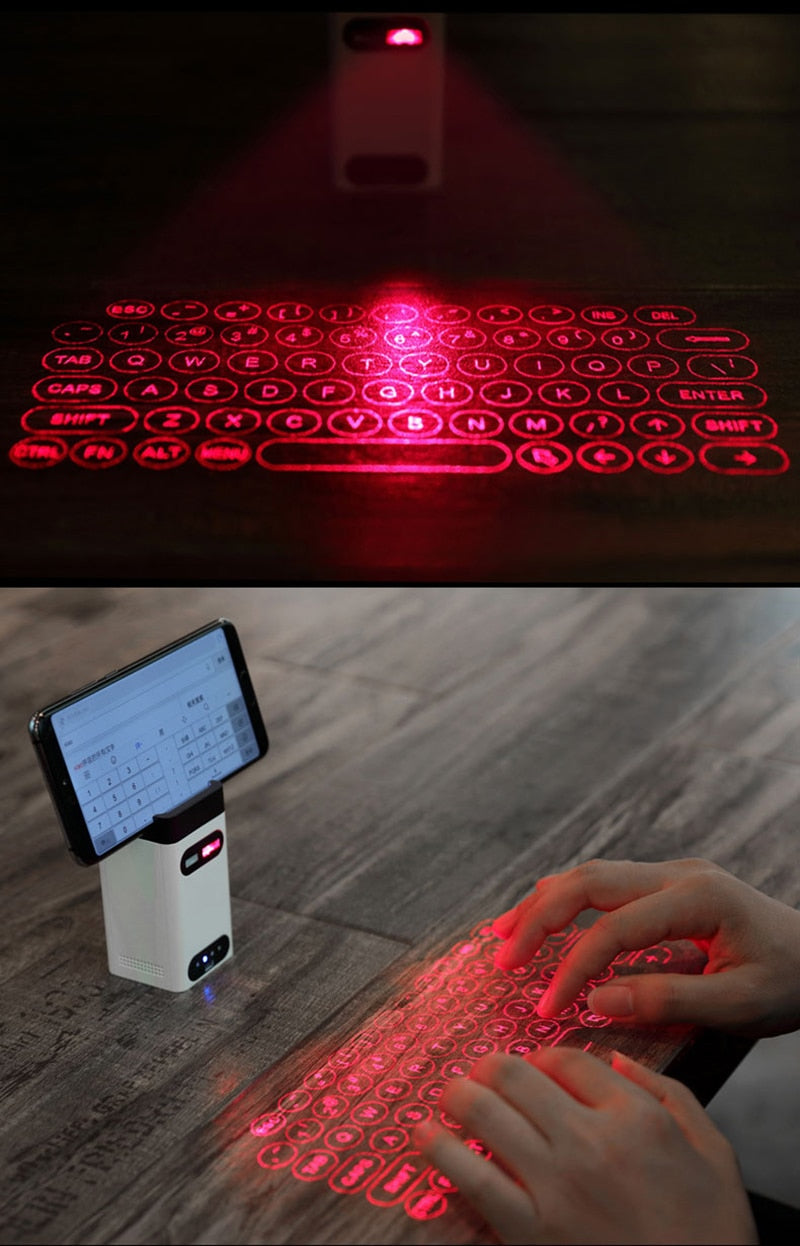 X5 PORTABLE LASER PROJECTION BLUETOOTH KEYBOARD