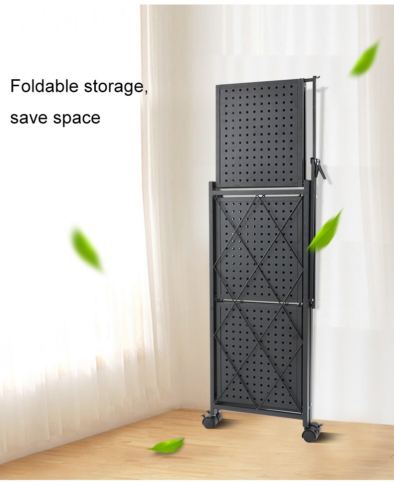 Foldable 3/4 Layer Storage Rack