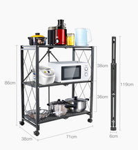 Thumbnail for Foldable 3/4 Layer Storage Rack