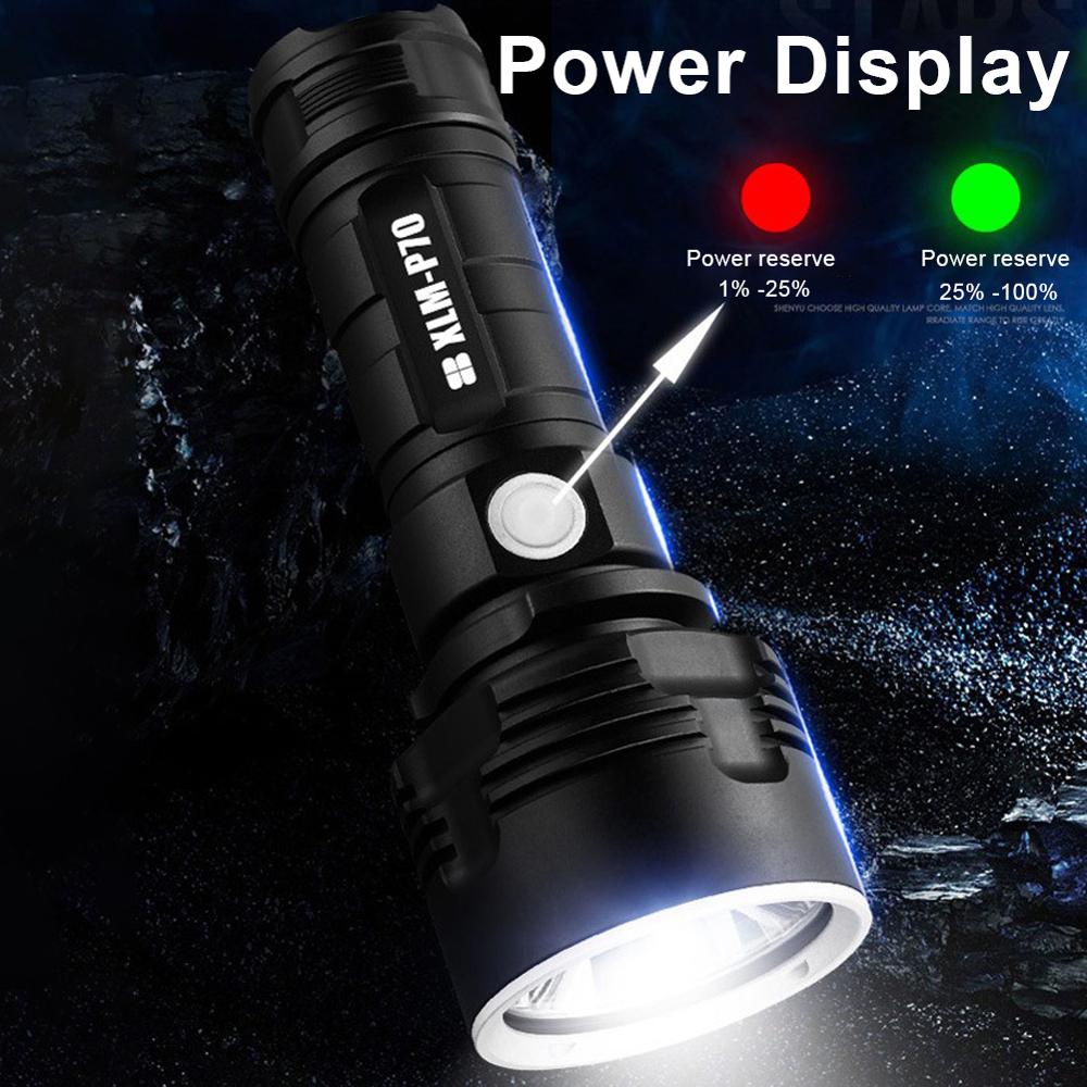 Waterproof LED Flashlight High Lumens