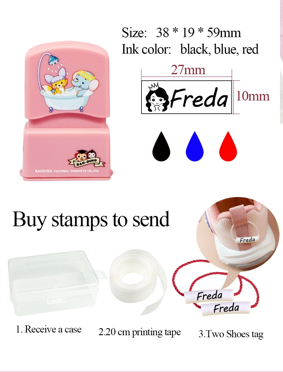 STAMP NAME FOREVER