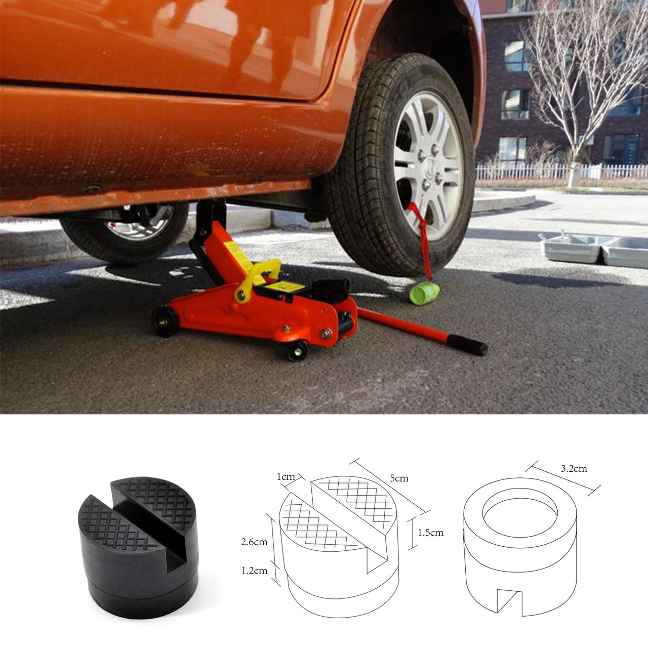 Floor Slotted Car Jack
