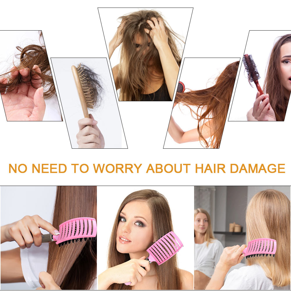 Detangler Bristle Nylon Hairbrush BUY 1 GET 1 FREE LAST DAY