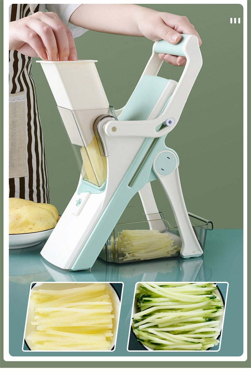 5 in 1 Mandoline - Safe Vegetables Slicer