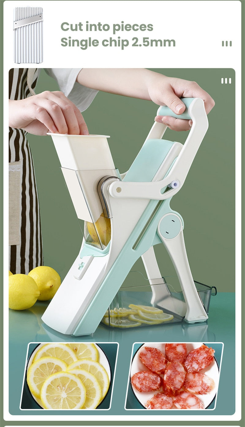 5 in 1 Mandoline - Safe Vegetables Slicer