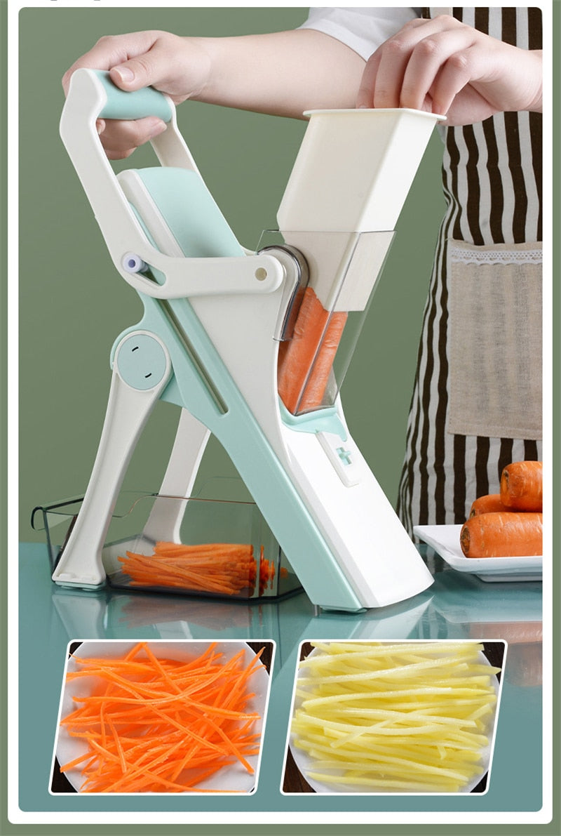 5 in 1 Mandoline - Safe Vegetables Slicer