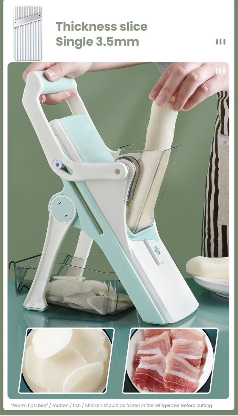 5 in 1 Mandoline - Safe Vegetables Slicer