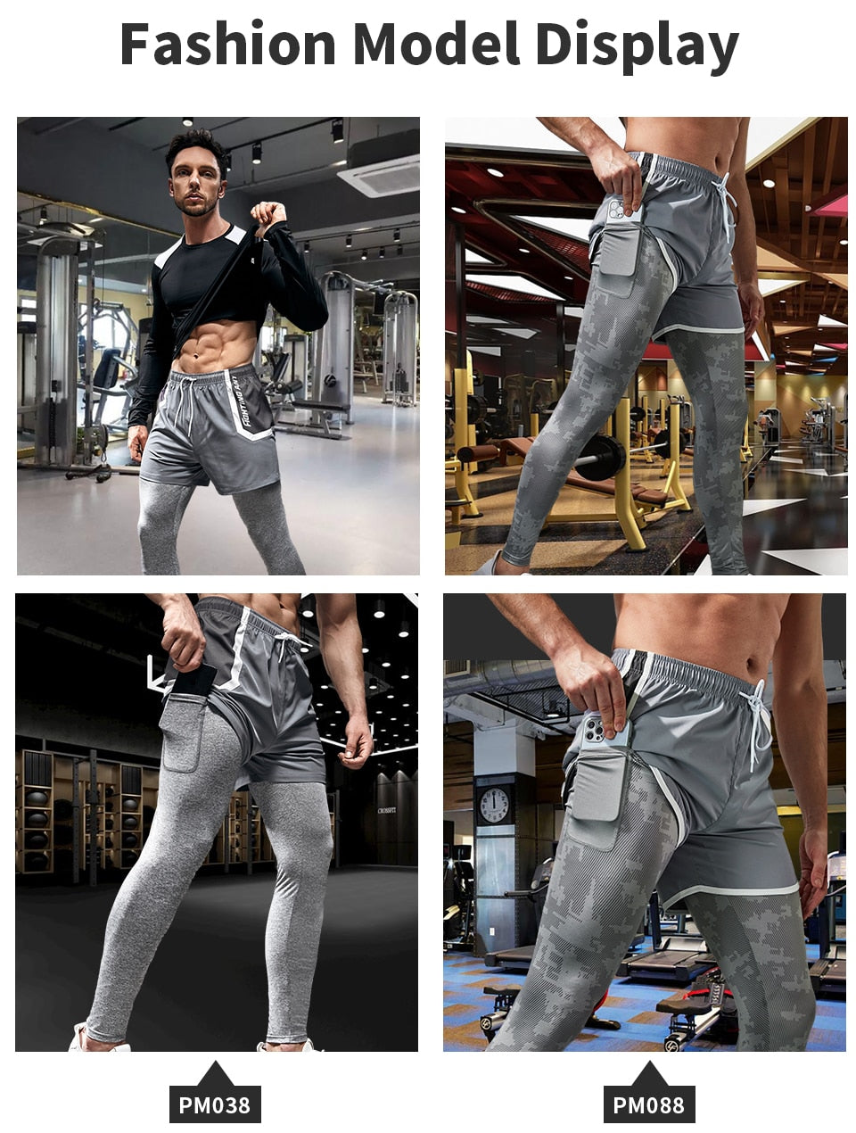 Men Sports Joggers (2 Pieces)