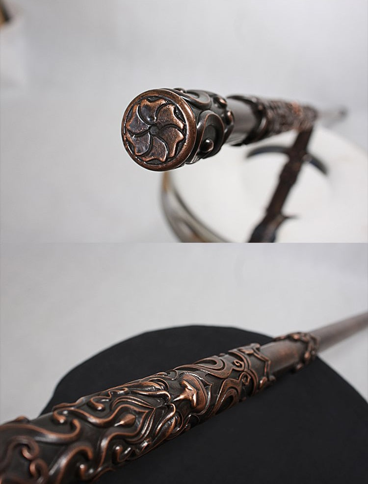 Monkey King is Back" metal gold hoop stick weapons